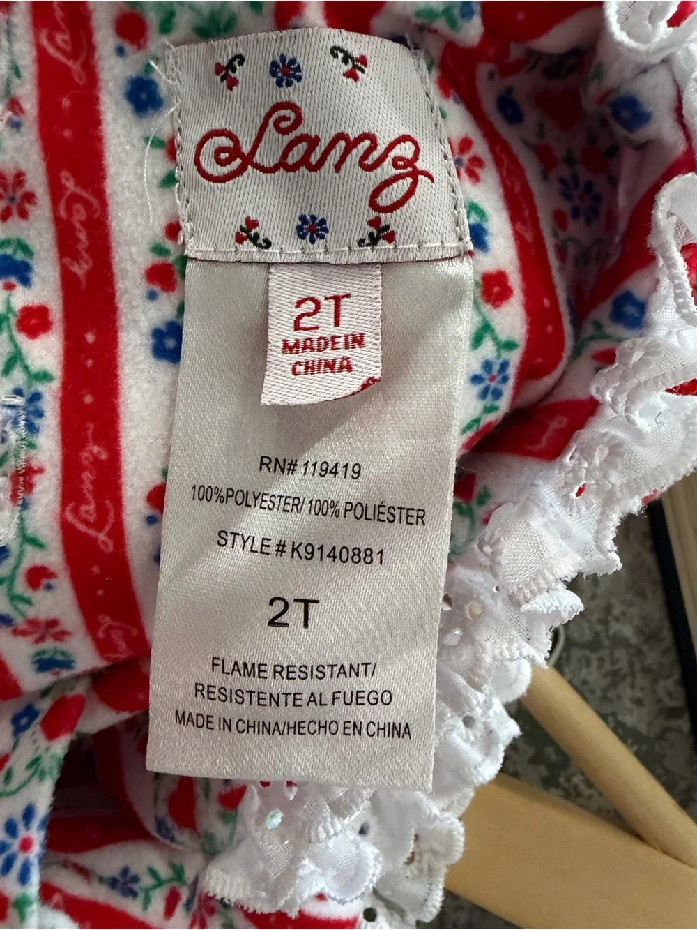 Lanz of Salzburg Tyrolean Nightgown for Girls